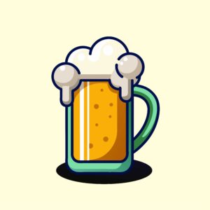 Sklenice na pivo s uchem - Džbánek